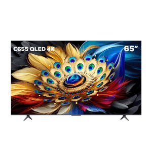 Televisor TCL 55" Smart TV 4K UHD QLED 55C655 Google TV Negro