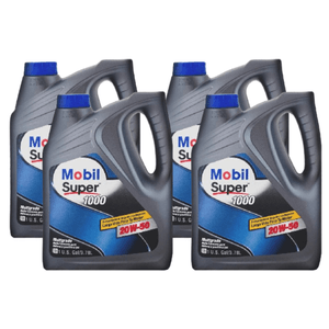 Aceite Mobil Super 1000 20W-50 (Caja x 4 Unidades de Galón x 3785 cc)
