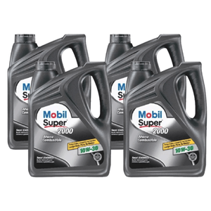 Aceite MOBIL SUPER 2000 10W-30 (Caja x 4 Unidades de Galón x 3785 cc)